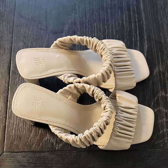 BRAND NEW H&M MULES IMITATION LEATHER OPEN TOE SANDAL - Picture 7 of 16